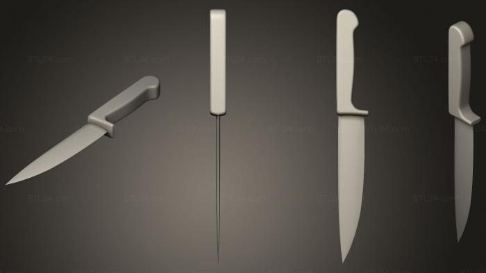 Оружие (Ножи 02 3, WPN_0117) 3D модель для ЧПУ станка